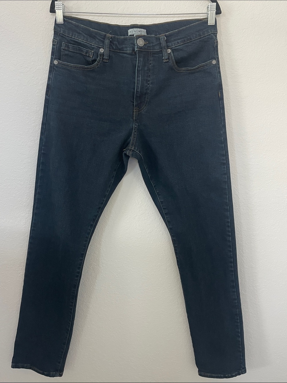 And Now This Men's Slim Straight Jeans in Dark Indigo Size 33